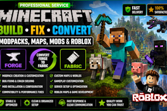 build fix minecraft modpack convert forge to fabric minecraft mod map mod roblox