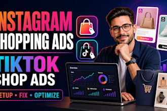 setup instagram shopping ads fix tiktok shop facebook ads for shopify sales