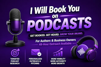 handle podcast guest booking and outreach