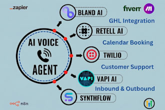 build ai voice agent, ai receptionist with vapi ai retell ai and CRM integration