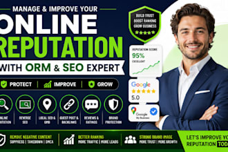 manage online reputation with ORM and SEO