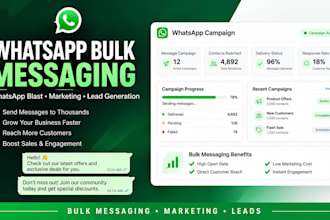 do whatsapp blast, whatsapp bulk messages, whatsapp marketing, lead generation