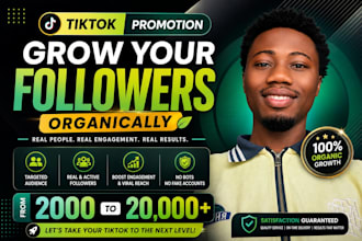 tiktok marketing and promotion for organic follower growth
