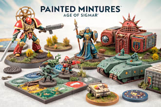 paint your warhammer 40k, sigmar and dnd miniatures
