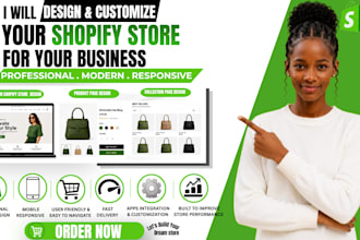 design and customize a responsive shopify store