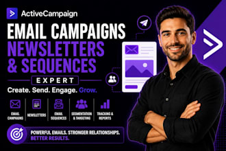 activecampaign email campaigns newsletters and sequences