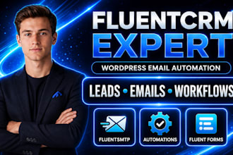 setup fluentcrm fluentform fluent smtp wordpress email automation