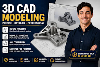 create 3d product design, 3d cad model, product animation and 3d video rendering