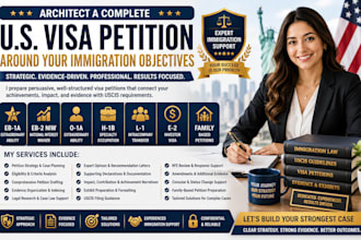 architect a complete US visa petition around your immigration objectives