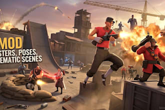create custom garry mod gmod posters, poses, and cinematic scenes