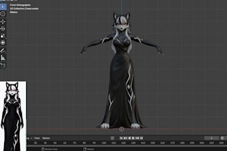 custom vrchat avatar furry avatar vrc 3d model furry anime nsfw avatar vtuber