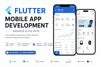 flutter mobile app for android and ios