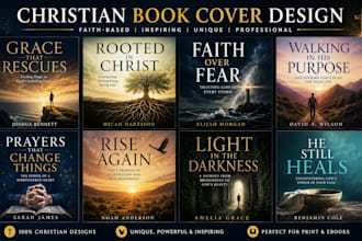 design christian devotional and faith based book covers for kindle and KDP