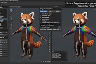 port and rig custom models for garrys mod gmod as player models, npcs, props