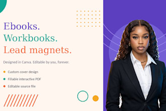 canva ebook design canva workbook redesign canva pdf lead magnet cover design