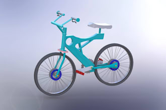 create a professional 3d bicycle model in solidworks