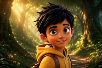 create amazing ai cartoon story images and scenes for your story