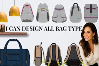 do bag design, bag tech pack, handbag, tote, backpack design, duffle, luggage