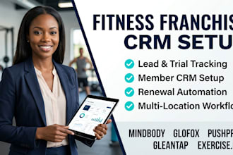 setup fitness franchises crm gleantap mindbody abc glofox pushpress exercise com