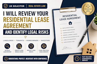 review your residential lease agreement and identify legal risks