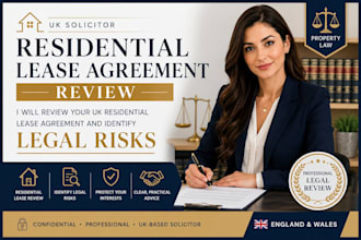 review your UK residential lease agreement and identify legal risks