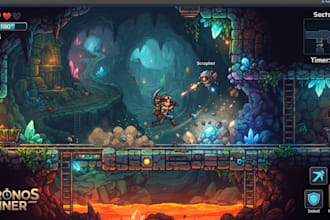 develop a godot 2d or 3d game, game environment, godot engine and mobile games