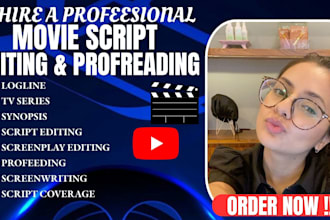 do movie script formatting proofreading editing and polish on your screenplay