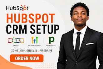 setup hubspot crm zoho crm setup gohighlevel pipedrive hubspot automation expert
