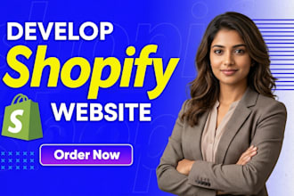 create a shopify store modern ecommerce website and drop shipping store