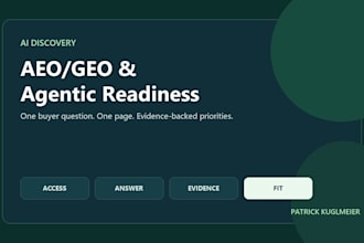 audit your aeo GEO and ai search readiness