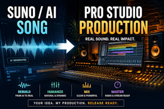 professionally remake and rebuild your suno ai song