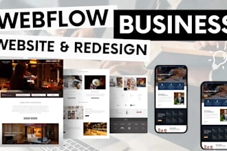 design webflow website, redesign webflow website, figma to webflow expert