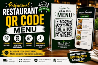 create a qr code menu for your restaurant 24hrs