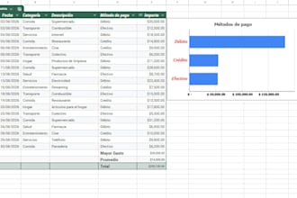 create, format and organize excel spreadsheets