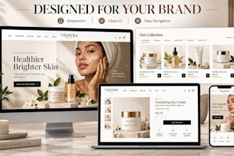 build a conversion focused shopify store for skincare and beauty brands online