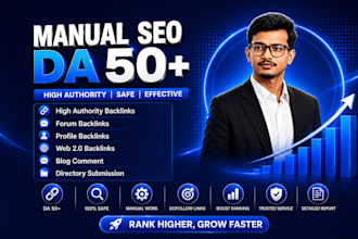 provide 500 high 70,90 da manual SEO backlinks monthly