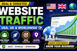 do organic USA,UK website traffic to increase sales