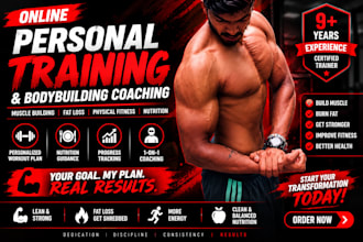 be your online personal trainer and bodybuilding coach