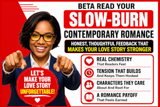 beta read slow burn contemporary romance