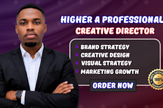 be your creative director for branding, content, and campaign strategy