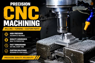 do cnc machining, milling, turning and precision parts
