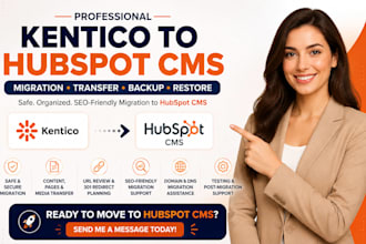 migrate kentico hubspot cms website migration backup restore transfer