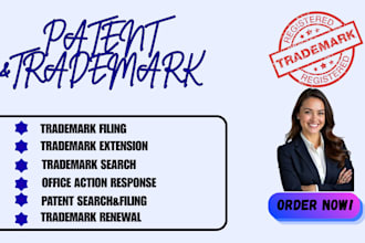 file response to trademark or patent office action as your attorney