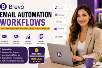 create brevo email automation workflows drip leads nurturing marketing campaign