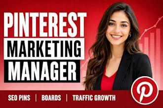 be your pinterest marketing manager and SEO expert