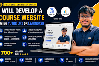 create wordpress lms website using tutor lms learndash