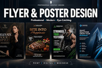 design a professional flyer poster or advertisement