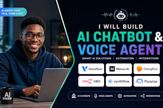 build voiceflow manus ai dialogflow chatbot n8n synthflow voice agent flowise