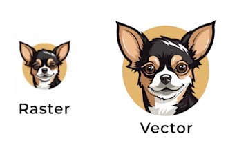 vectorize artwork for dtg dtf printing, htv vinyl and large format banner design