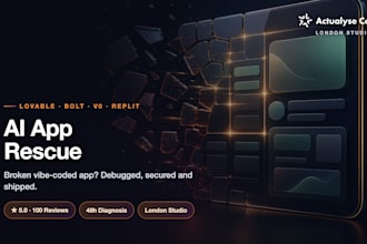 fix, debug and rescue your lovable, bolt or ai web app